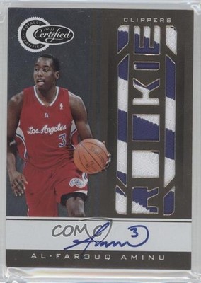 2010 Totally Certified Gold Signatures 20/25 Al-Farouq Aminu Rookie Auto RC 9ih