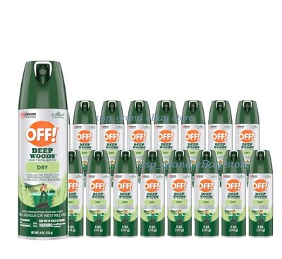 OFF! DEEP WOODS INSECT REPELLENT VIII DRY NON-GREASY DEET MOSQUITO BUG SPRAY