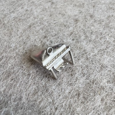 Vintage Sterling Silver Miniature Grand Piano Charm Music Classical Instrument