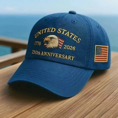 Baseball Cap United States 250th Anniversary Hat Suitable for Multiple Occasion