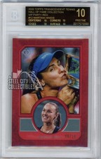 Martina Hingis 2020 Topps Transcendent VIP Red Card #12 6/10 BGS 10 Black Label