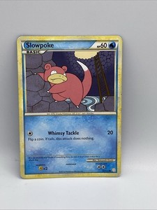 Pokemon TCG Slowpoke 81/123 Heartgold & Soulsilver Regular 