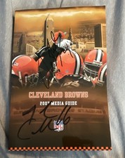 Signed by both Joe Thomas & Josh Cribbs- Cleveland Browns 2007 Media Guide