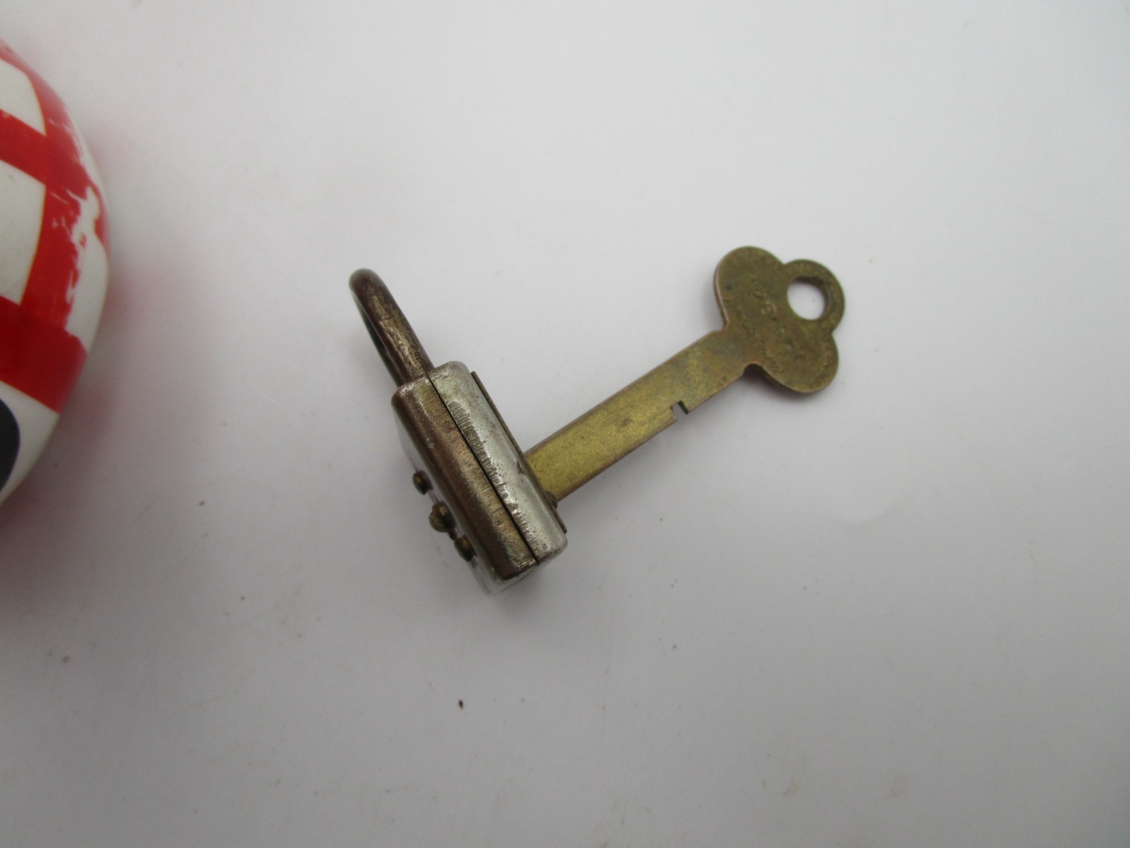 Vintage 1956 Napco Red Plaid Billy Dog Coin Bank