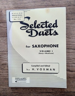 Hal Leonard Rubank Selected Duets for Saxophone Vol 1 Easy/Medium