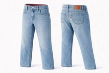 Girls Levi  s Jeans Size 7 Reg Light Wash Classic 5-Pocket Denim Pants