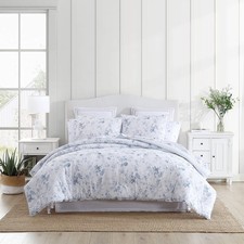Twin Comforter Set, Soft Bedding with Matching Sham, Reversible Floral Bedr...