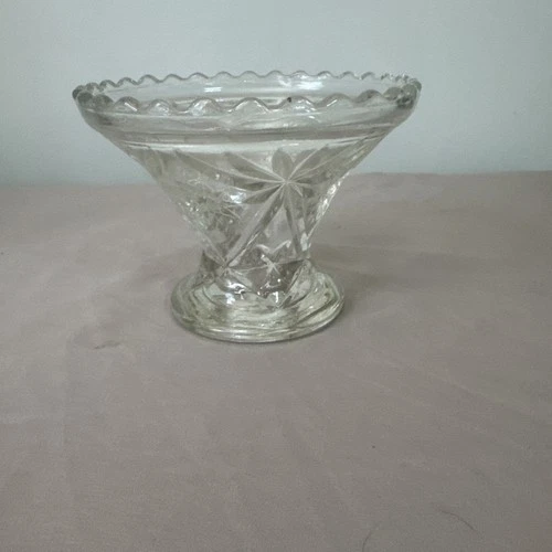 Vintage Anchor Hocking EAPG Bowl/Compote Star of David
