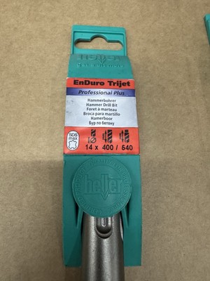 Heller Enduro Trijet SDS Max Hammerbohrer 14 x 540 mm   3 Schneidig Neu!