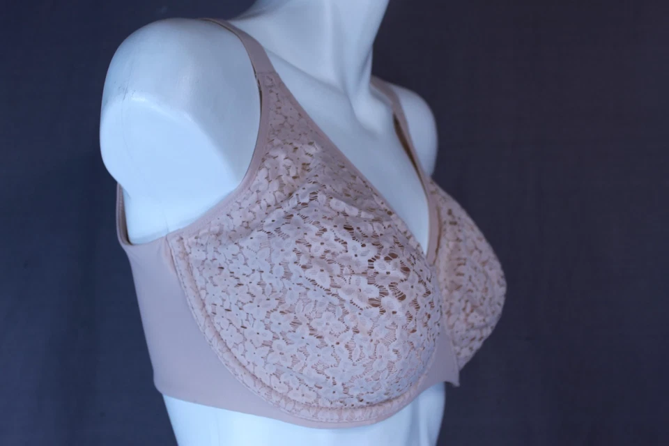 Chantelle Group 13F1 Norah Seamless Comfort Full Coverage Bra 36DDD nude blush - Image 3 of 4