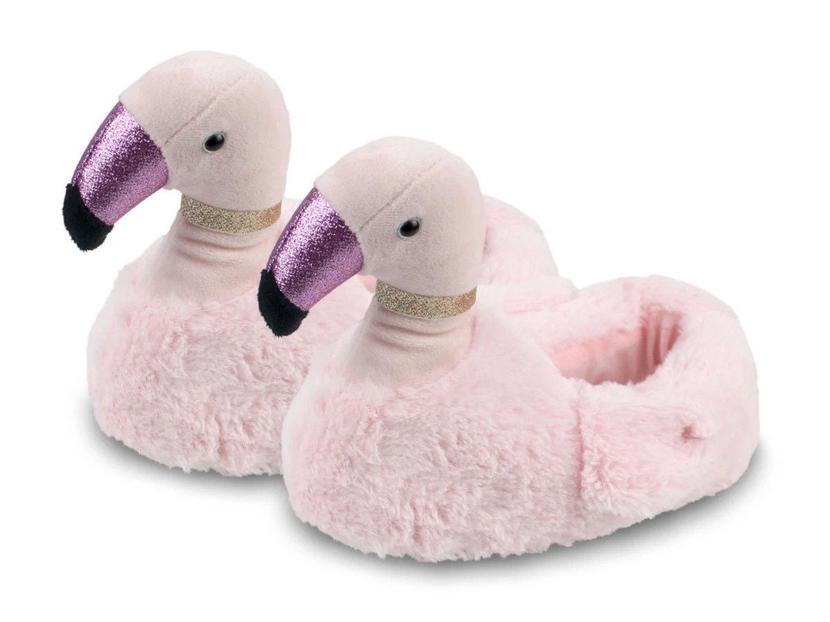 Pantofole Rosa Peluche Fenicottero Taglia Unica Donna Ragazza