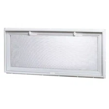 Large Hopper Ranch Vinyl Window 46.25 in. x 21 in. Welded Sash TAFCO WINDOWS NEW