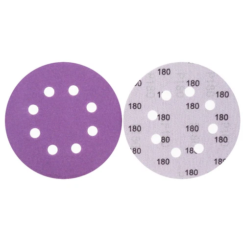 50X 5inch180-600 Grit Assortment Sanding Disc Round Sand Paper Hook & Loop - Picture 6 of 7