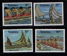 Tokelau Islands 1978 Canoe Racing SG65-68 MNH