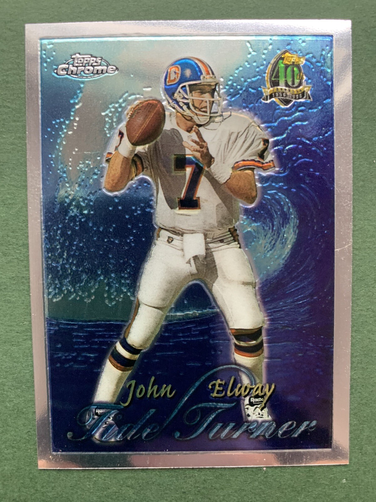 1996 TOPPS CHROME TIDE TURNER #TT15 JOHN ELWAY DENVER BRONCOS FOOTBALL