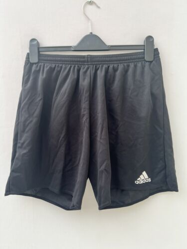 Adidas Mens Parma Football Sports Shorts Black AJ5886 - Size L Large - Picture 1 of 9