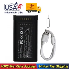 7000mAh E340 Battery for eufy E340 Video Doorbell Rechargeable With USB-C Cabel