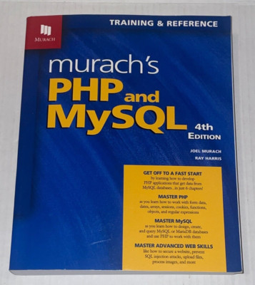 Murach's PHP and MySQL Fourth Edition - Used Very Good Condition