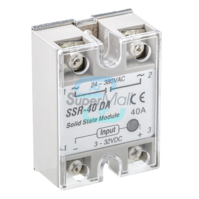 SSR-25DA SSR-40DA SSR-60DA Solid State Relay Alloy Heat Sink 25A/40A/60A 250V
