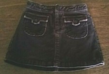 New GAP Kids Brown Corduroy Girls Skirt Size 6 Adjustable waist