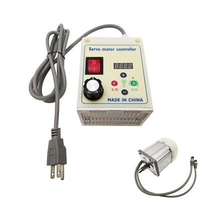 High Power & High Torque DC Brushless Servo Motor & Controller Set 110V 1100W