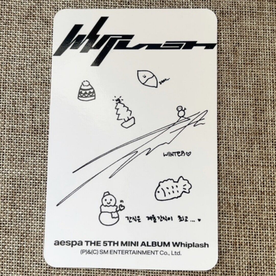 Aespa WINTER The 5th Mini Album Whiplash Limited ver Aespa WINTER The 5th Mini Album Whiplash Limited ver