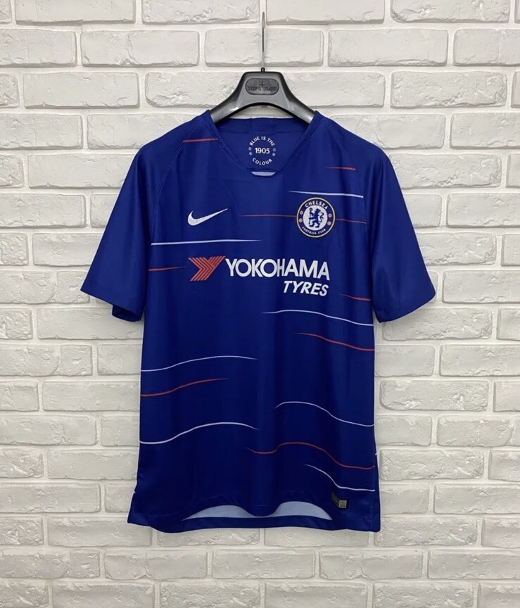Chelsea Football Club 2018 Yokohama Tires Nike Soccer Jersey Shirt