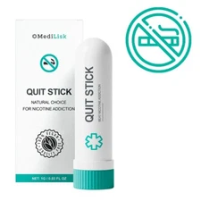 MediLisk QuitStick - Powerful Cravings Relief Inhaler | Ease Withdrawal Symptoms