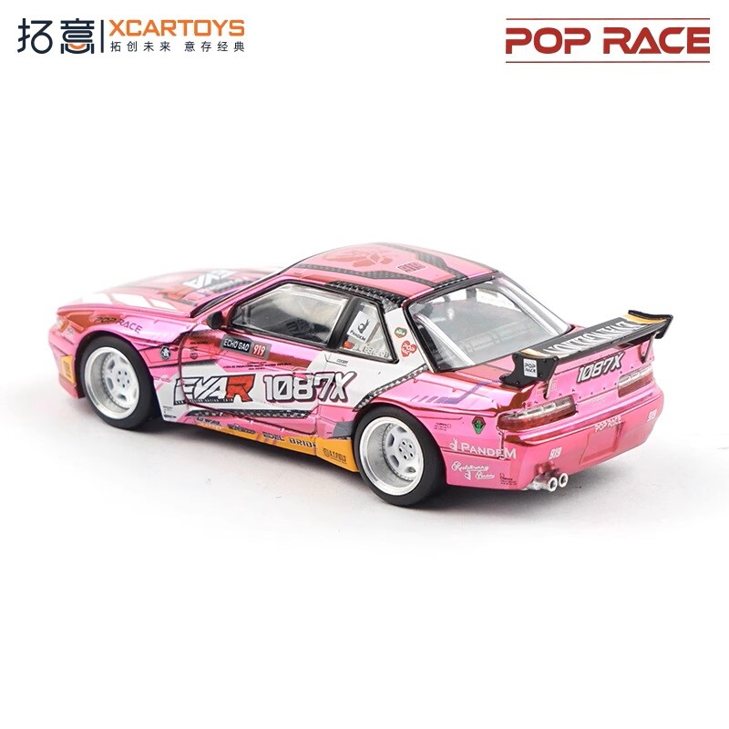 XCARTOYS x ポップレース 1/64 1087X パンデム S13 Xcartoys x Pop Race 1:64 EVA RT CUSTOM TYPE-08 087X PANDEM