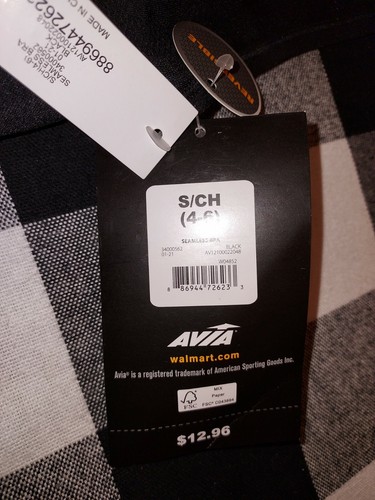 Avia Black Seamless Low Support Racerback Sports Bra Size S (4-6) - Picture 2 of 4
