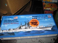 Parts sealed DD976 Merrill USS Destroyer Spruance-Class- 1/700- Skywave/Pit-Road