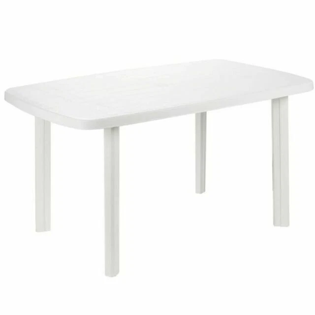 Tavoli quadrati in plastica per l'arredamento da giardino e da esterno