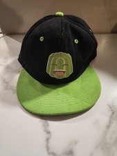 Hip Hop Baseball Adjustable Cap Unisex Kids Green Jelly Hat Black-Green Snapback