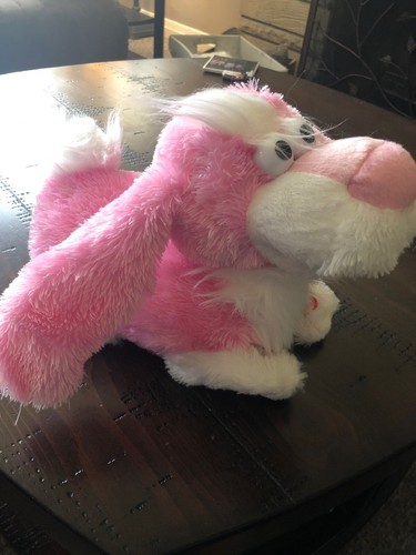 Cracker Barrel Easter Colorful Collection Animated Pink Easter Bunny Dog Sings - Picture 2 of 5
