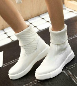 Women Trend Socks Boot Athletic Cotton Cozy Flat Women Trend Socks Boot Athletic Cotton Cozy Flat