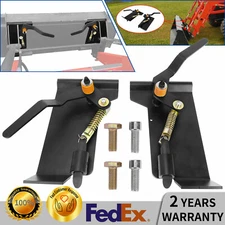 Quick Attach Plate Latch Box Skid Steer Loader Heavy Duty Conversion Adapter