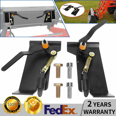 Quick Attach Plate Latch Box Skid Steer Loader Heavy Duty