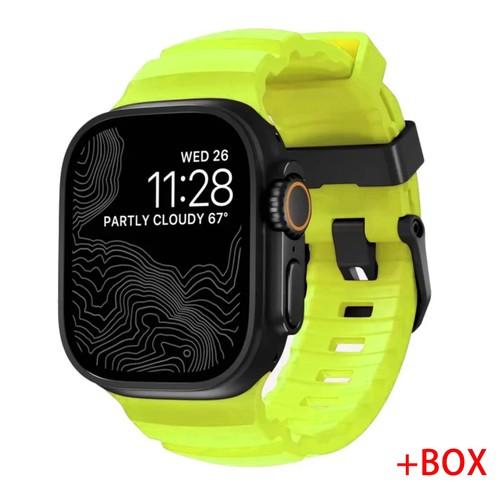 Silicone Sports Band for iWatch Series 10 46mm - Zdjęcie 36 z 80