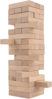 CoolToys Timber Tower Wood Block Stacking Game   Original 1 Pack, 