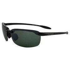 Islander Eyes Nevis Polarized Sunglasse Rimless Black Temples w /Grey Lenses