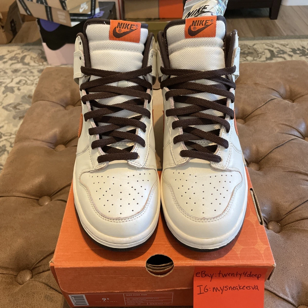 Las mejores ofertas en Nike Dunk High White - 305287-181 | eBay