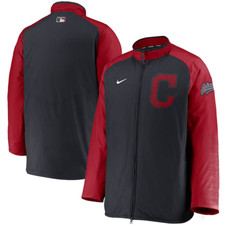 Nike Authentic Collection MLB Cleveland Indians Dugout Jacket Mens SZ Small $200