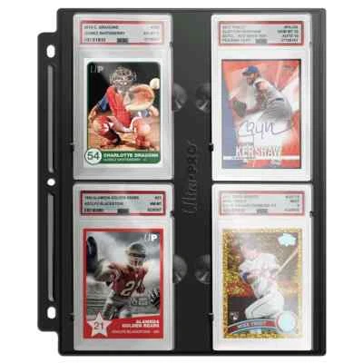 Ultra PRO 4-Pocket Page for Graded PSA Card Slabs Album Pokemon Magic Yugioh