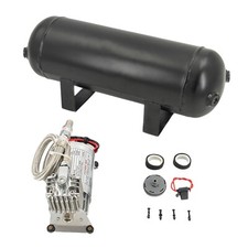 150 Psi 12v Air Compressor 3 Gallon Air Tank Kit For Truck Train