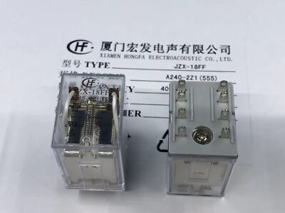 New JZX-18FF-A220-2Z1 or JZX-18FF-A240-2Z1 Intermediate Relay 7A 8