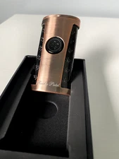 Rocky Patel One Touch Triple Flame Cigar Lighter - Copper & Black - New