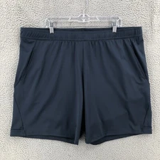 All In Motion Basketball Shorts Men’s Size 2XL Navy Blue Athletic Training 9038