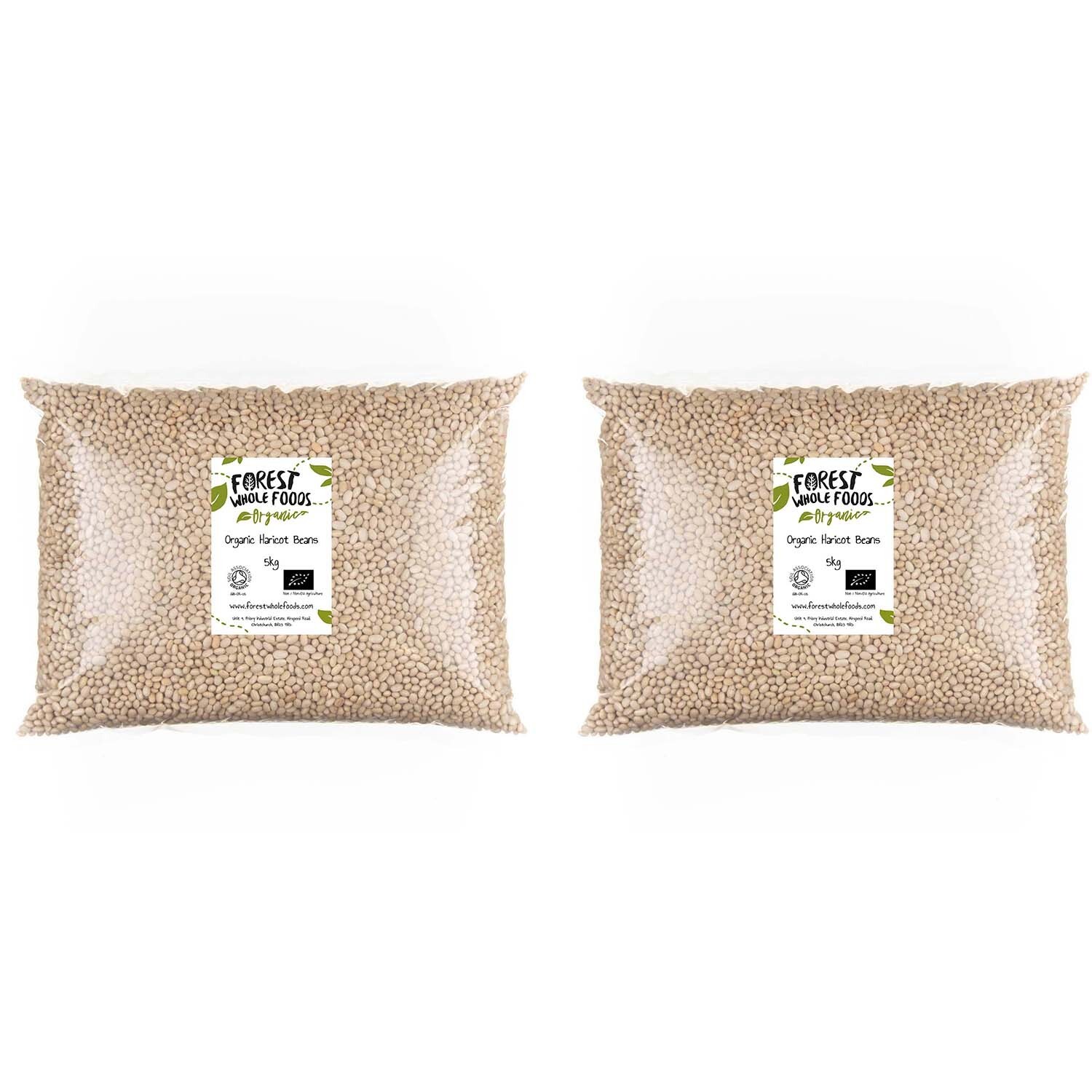 Organic Haricot Beans 10kg - Forest Whole Foods