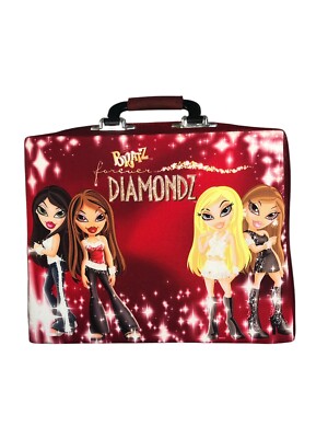 Bratz Forever Diamondz Bag Doll & Accessory Travel Carry Case Bag Red Y2K