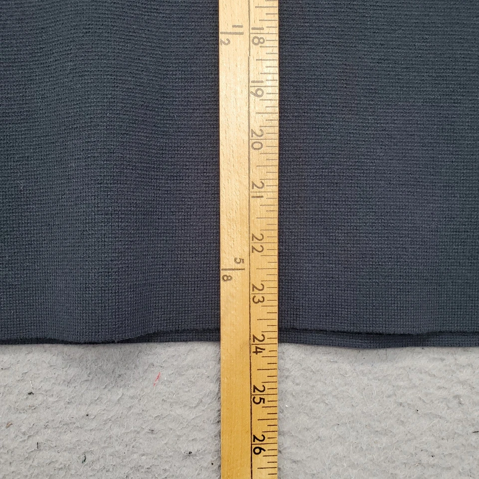 Falda recta y lápiz Chaps para mujer S negra mezcla de algodón cintura elástica tirar Foto 3 de 4